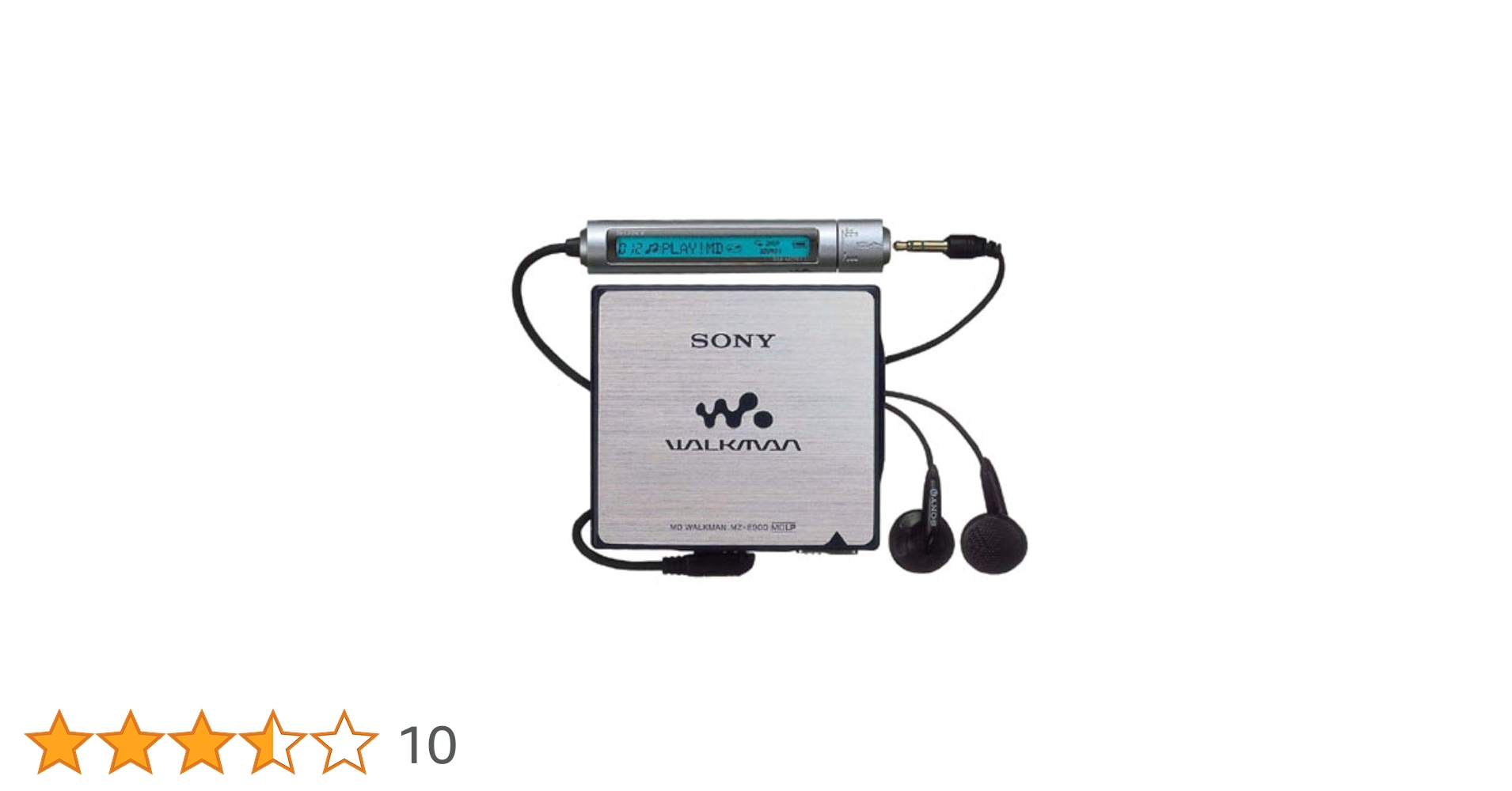 ソニー　MDウォークマン　MZ-E900 Sony MD MZ-E900 Personal Mini Disc Player Silver From Japan